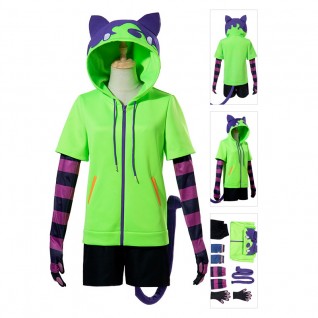 Miya Chinen Costume SK8 the Infinity Green Cosplay Suit