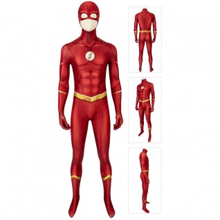 The Flash Season 5 Cosplay Costume Barry Allen Jumpsuit