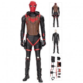 Batman Jason Todd Costume Gotham Knights Red Hood Cosplay Costumes