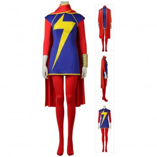 Kamala Khan Costume Captain Marvel Cosplay Suits