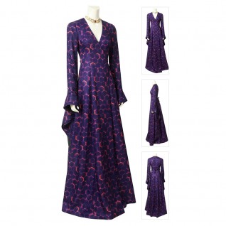 Melisandre Red Robe Costume Game of Thrones Cosplay Suits