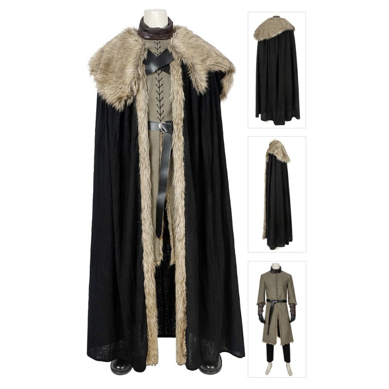 Jon Snow Costume Game Of Thrones 8 Cosplay Suits