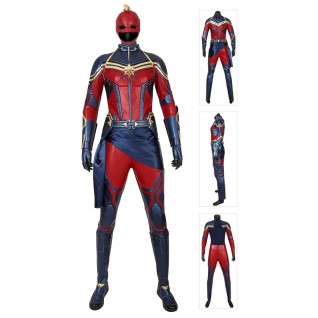 Captain Marvel Carol Danvers Costume Avengers 4 Endgame Cosplay Suits