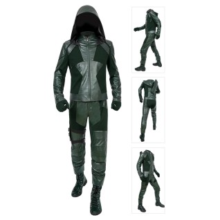 Oliver Queen Cosplay Costume Green Arrow Season 8 Cosplay Suits