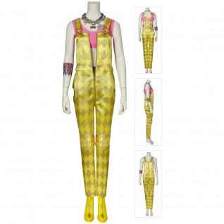 Harley Quinn Yellow Costume Birds Of Prey Cosplay Suits