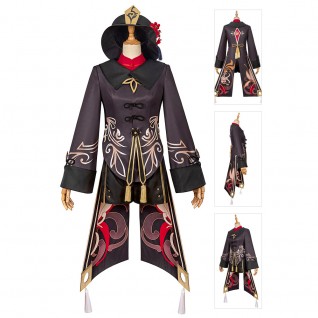 Hu Tao Costume Genshin Impact Cosplay Suits