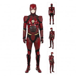 The Flash Barry Allen Costume Justice League Cosplay Suits