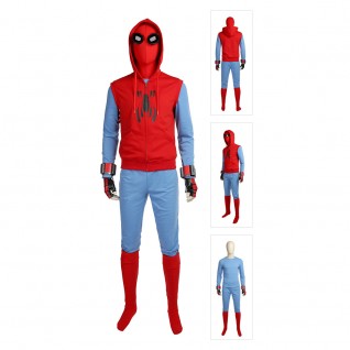 Spiderman Cosplay Deluxe Suit Spider-Man Homecoming Peter Park Cosplay Costume