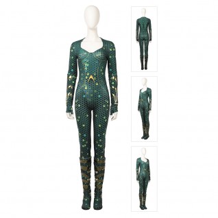 The Sea King Mera Jumpsuit Zentai Cosplay Costumes