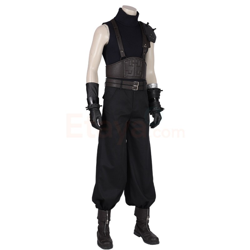 FF7 Remake Cloud Strife Cosplay Costume Final Fantasy VII Halloween Suit Lot