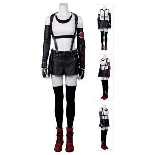 FF7 Remake Tifa Costume Final Fantasy VII Cosplay Suit