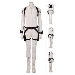 Black Widow Natasha Romanoff White Cosplay Costume