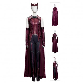 Wanda Maximoff Costume 2021 New Scarlet Witch Cosplay Suits Upgraded Version