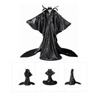 Angelina Jolie Black Witch Maleficent Cosplay Costume