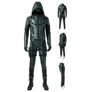 Oliver The Season 5 Green Arrow Cosplay Costume Suits Improved Version