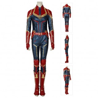 Carol Danvers Suit Marvel Movie Captain Marvel Cosplay Costumes