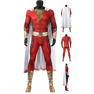 Billy Batson Shazam Costume Shazam 2 Fury of the Gods Cosplay Suits