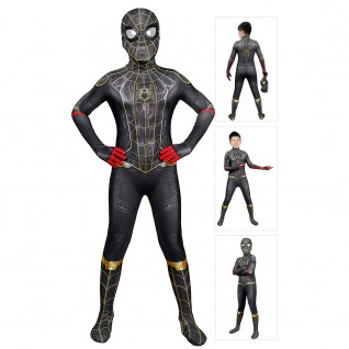 Kids Spider-Man 3 No Way Home Cosplay Costumes Peter Parker Costume