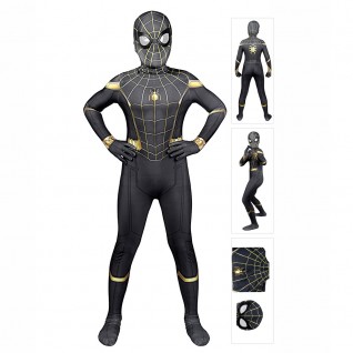 Spider-Man No Way Home Cosplay Suit Peter Parker Cosplay Costume for Kids