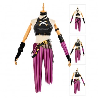 Jinx Costume Arcane Wars Of Two Cities Cosplay Suits