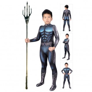 Kids Arthur Curry Cosplay Costume Aquaman 2 Cosplay Suits
