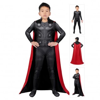 Thor Odinson Cosplay Costumes Avengers 3 Infinity War Suit for Kids
