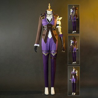 Arcane Wars of Two Cities Cosplay Suits Caitlyn Costume