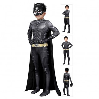Kids The Dark Knight Cosplay Costume Batman Jumpsuit