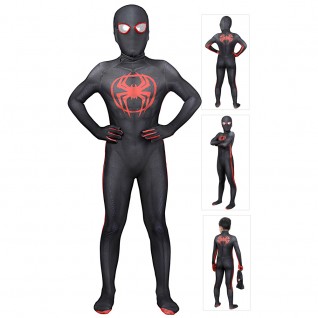 Spider-Man: Across the Spider-Verse Miles Morales Cosplay Jumpsuits for Kids