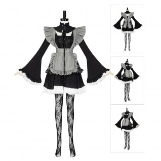 Kitagawa Marin Cosplay Black Lolita Dress My Dress-Up Darling Cosplay Suits
