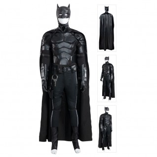 Robert Pattinson Costume The Batman 2022 Bruce Wayne Cosplay Suit Upgraded Version