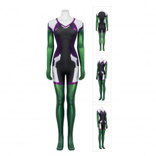 She-Hulk Jennifer Walters Cosplay Jumpsuit