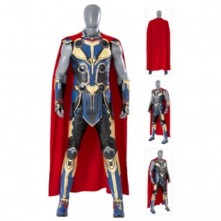 Thor 4 Love and Thunder Cosplay Suits Thor Blue Halloween Costume
