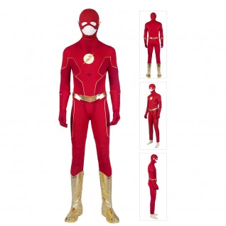 Barry Allen Halloween Cosplay Costume The Flash Season 8 Cosplay Costumes