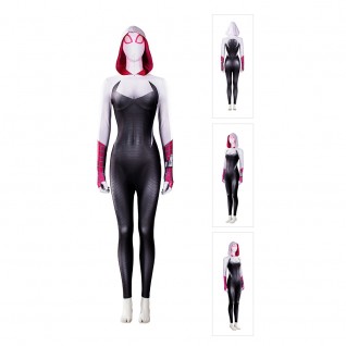 Spider-Man: Across the Spider-Verse Costumes Gwen Stacy Cosplay Jumpsuit