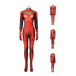 Neon Genesis Evangelion Cosplay Costumes EVA Asuka Langley Soryu Cosplay Jumpsuit