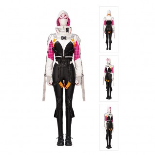 Spider-Man Across the Spider-Verse Cosplay Costumes Gwen Stacy Suit