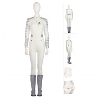 Star Trek Strange New Worlds Cosplay Costumes Nyota Uhura White Suit