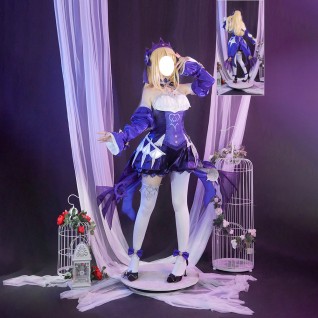 Genshin Impact Halloween Suits Fischl Cosplay Outfit