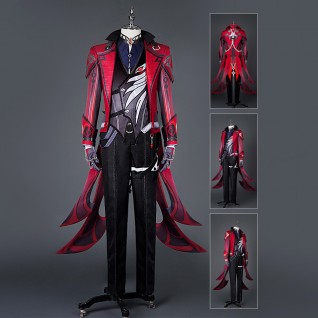 Genshin Impact Cosplay Costumes Diluc Red Costume