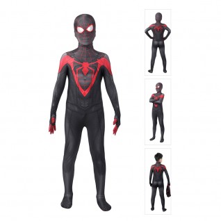 Kids Marvels Spider-Man: Miles Morales PS5 Cosplay Suit V2 Jumpsuit