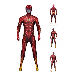 Flashpoint The Flash Barry Allen Cosplay Jumpsuit