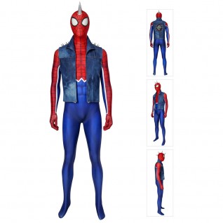 Spider Man Costumes Spider-Man PS4 Punk Suit Cosplay Costumes