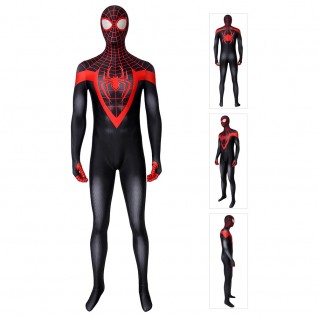 Ultimate Spider-Man Cosplay Costume Spiderman PS5 Miles Morales Jumpsuit