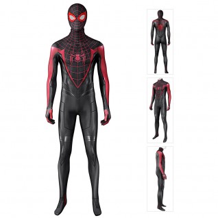 Marvel Spiderman PS5 2 Miles Morales Cosplay Jumpsuits