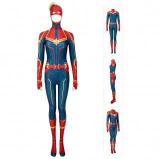 Carol Danvers Suits Captain Marvel Cosplay Jumpsuits