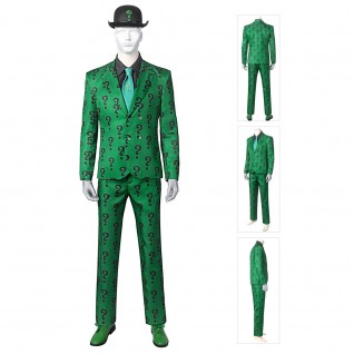 Bat 1966 TV Cosplay Costumes Green Suit