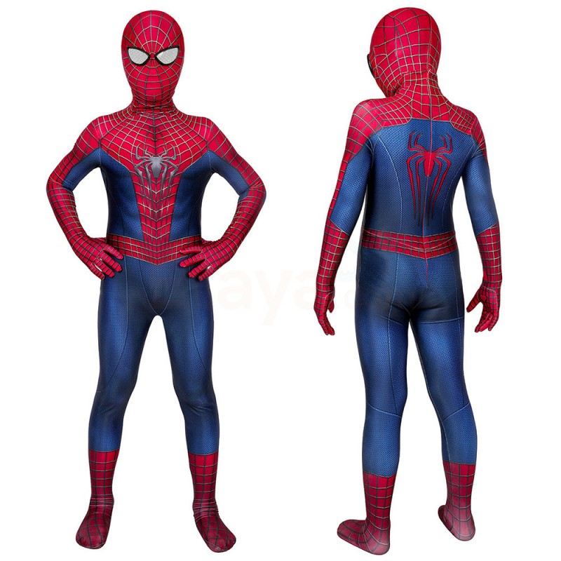 Peter Parker Cosplay Jumpsuit The Amazing Spider-Man Costume for Kids