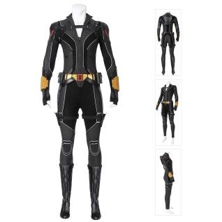 2020 Black Widow Suit Natasha Romanoff Cosplay Costume Top Level