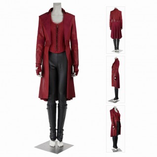 Wanda Maximoff Halloween Costume Captain America Civil War Scarlet Witch Cosplay Suits